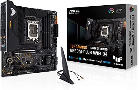 ASUS TUF GAMING B660M PLUS WIFI DDR4 (Intel 12th Gen Motherboard)