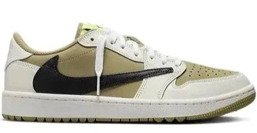 AIR JORDAN 1 RETRO LOW GOLF TRAVIS SCOTT NEUTRAL OLIVE