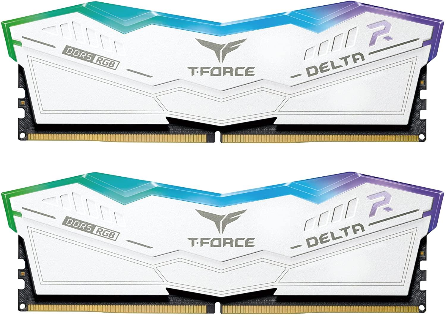 Team T-FORCE DELTA RGB 5200Mhz 32GB (2x16) White DDR5