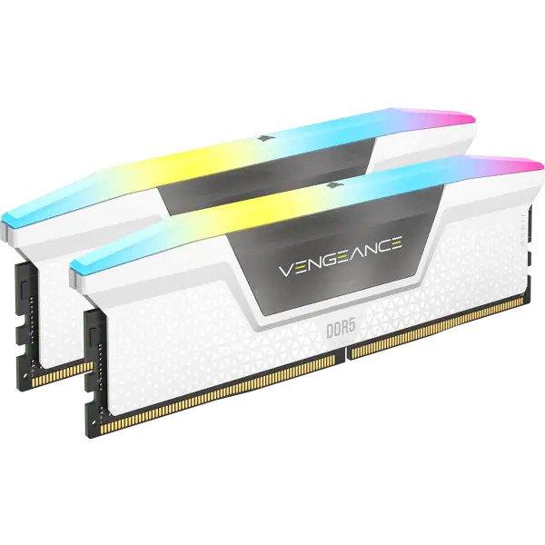 Corsair VENGEANCE RGB 5200MHz 32GB (2x16GB) White C40 (DDR5)