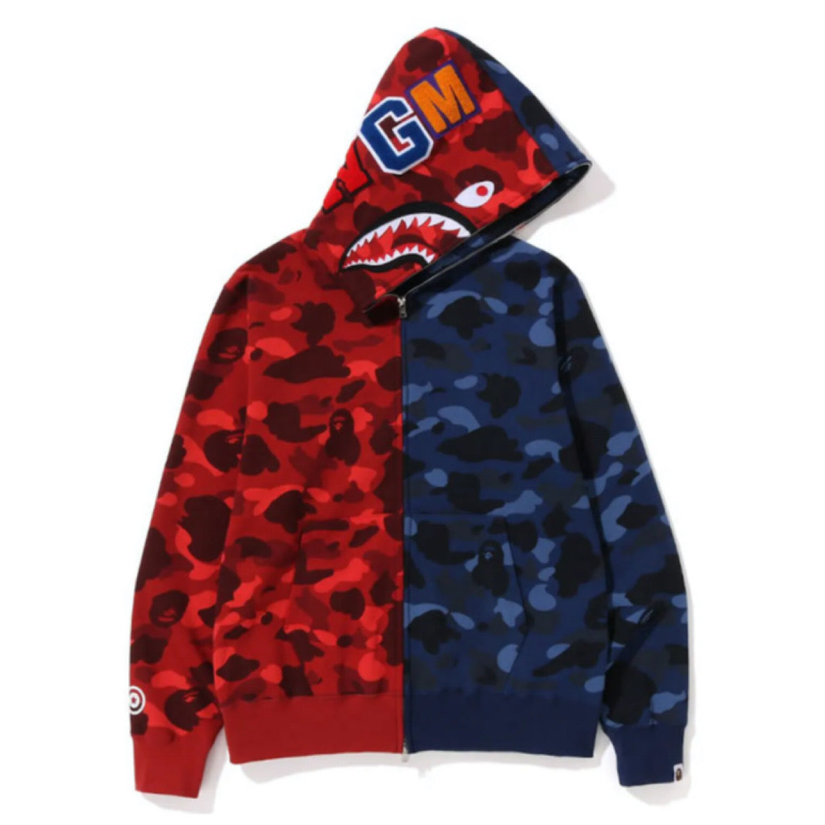 Bape Camo Shark Full Zip Hoodie