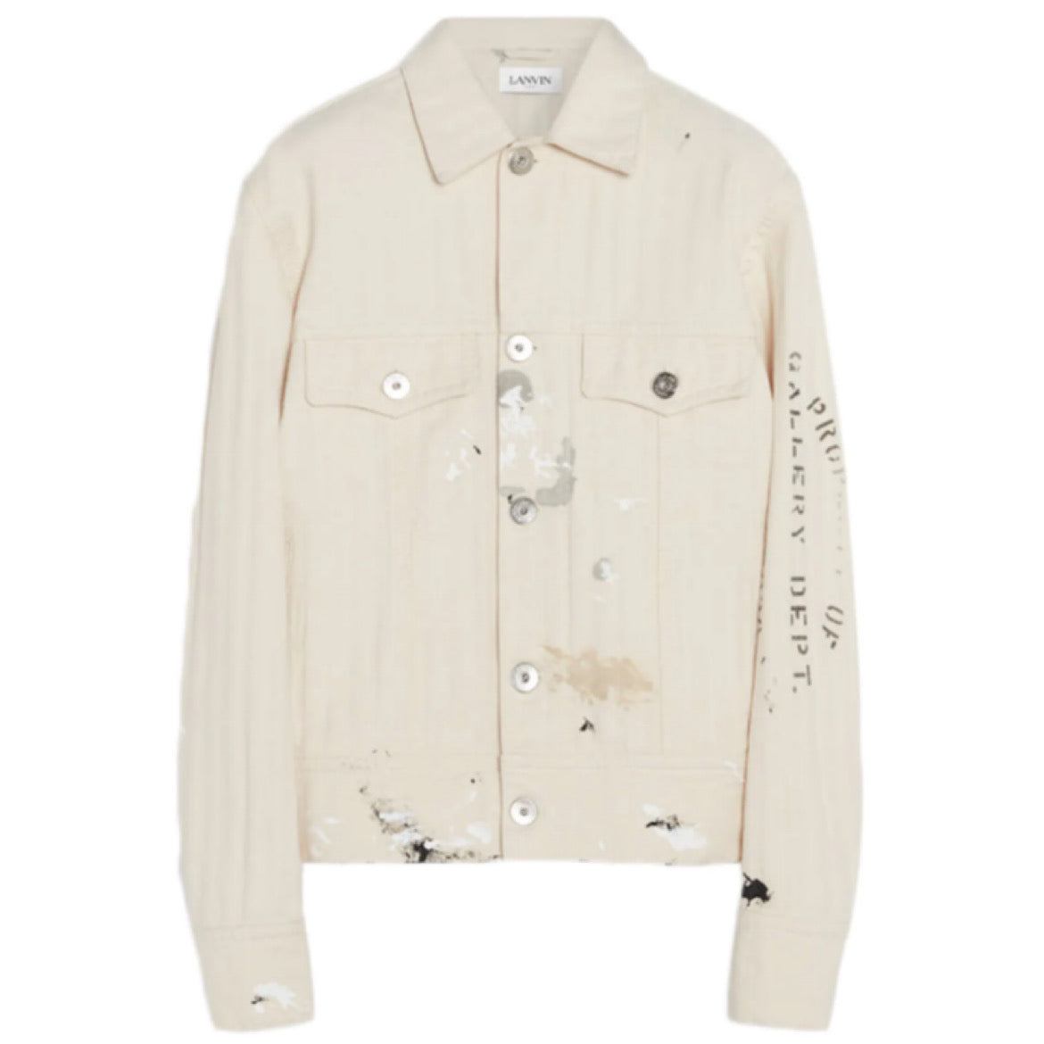 Lanvin x Gallery Dept. Denim Jacket With Paint Marks