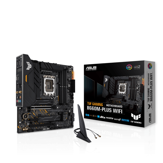 ASUS TUF GAMING B660M PLUS WIFI DDR5 (Intel 12th Gen Motherboard)